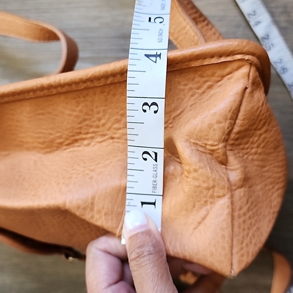 FREE PEOPLE Brown Leather Backpack - Picture 8 of 16